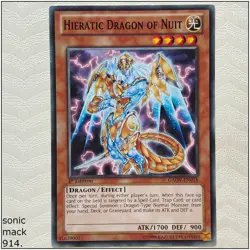 Hieratic Dragon of Nuit - GAOV-EN018 - Common 1st Edition Yugioh - Image 1