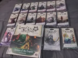 Legend of the Five Rings Card Game Lot - 1 Expansion, 2 Clan, 13 Dynasty All NIS - Image 1