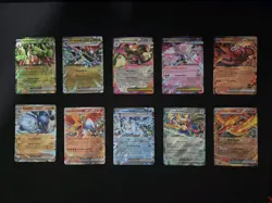 Pokemon EX Holo Card Lot 10 Dragapult, Oricorio, Diancie, Moltres, Ho-Oh - Image 1