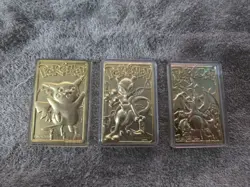 Burger king Pokemon 1999 Metal Cards Lot Pikachu Mewtwo Charizard - Image 1