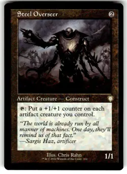 Steel Overseer (Retro Frame) #164 Brothers' War BRC Magic MTG NM - Image 1