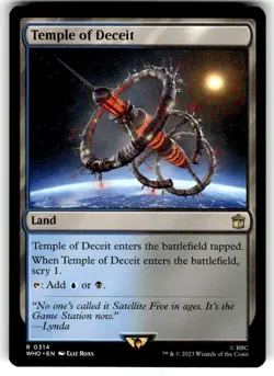 Temple of Deceit Universes Beyond: Doctor Who Regular MTG NM - Image 1