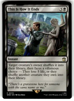 This Is How It Ends Universes Beyond: Doctor Who Regular MTG NM - Image 1