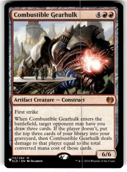 Combustible Gearhulk - Magic MTG 2016 Kaladesh - NM - Image 1
