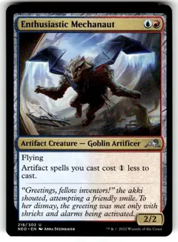 Enthusiastic Mechanaut Kamigawa: Neon Dynasty Regular MTG - Image 1