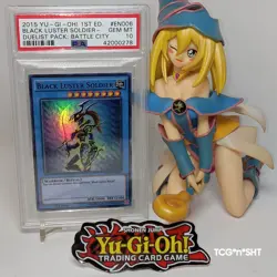 🔥L👀K🔥💎PSA 10💎2015 Yu-Gi-Oh BLACK LUSTER SOLDIER DPBC-EN006🥇1ST✨HOLO🥩SR💥6 - Image 1
