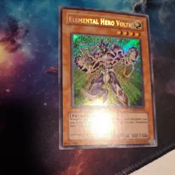 YUGIOH ELEMENTAL HERO VOLTIC PP02-EN014 SECRET UNLIMITED ED NM Holo Bleed - Image 1