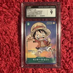 Monkey D. Luffy One Piece (2023) Japanese Promotional Cards - P-037 Saikyo Jump - Image 1