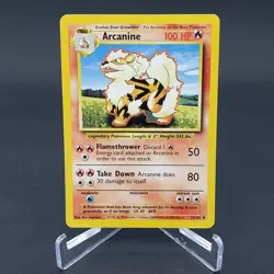 Arcanine Base Set 23/102 NM MINT Pokemon TCG Card WOTC Vintage 1999 - Image 1