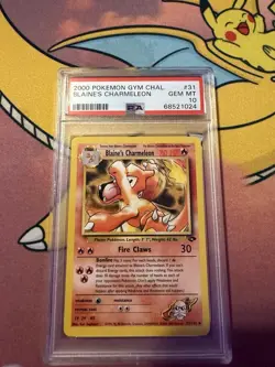 Pokemon TCG Blaine's Charmeleon Card 31/132 Gym Challenge Regular - Image 1