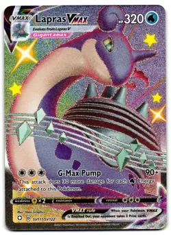 Lapras VMAX SV111/SV122 - Shining Fates Shiny Vault Pokemon TCG Holo - NM Card - Image 1