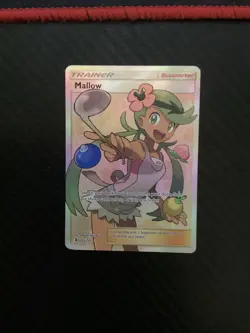 Mallow (Full Art) Ultra Rare SM - Guardians Rising 145/145 NM Pokemon Card - Image 1