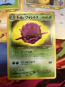 Japenese Neo Destiny Pokemon Old Back TCG Card “Best Friends” MPThursday Phanpy - Image 3