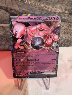 Team Rocket's Mewtwo ex 205 Sv: Scarlet & Violet Promo Cards Holo - Image 1