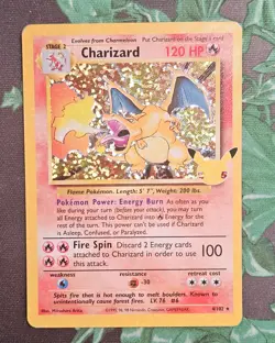 Charizard 4/102 Celebrations Classic Collection Pokemon Card Holo Rare - Image 1