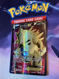 Pokemon Card TCG Tyranitar EX Full Art Holo 91/98 XY Ancient Origins 2015 Rare - Image 1