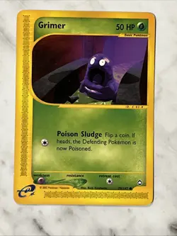 Pokemon TCG Grimer 79/147 Aquapolis E-Series Common Card - Image 3
