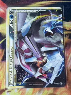 Palkia & Dialga Legend (Top) 101/102 Triumphant Holo Pokemon Card lightly played - Image 5