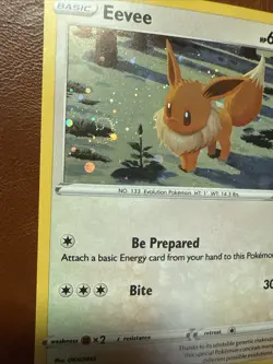 Eevee SWSH190 SWSH: Sword & Shield Promo Cards Holo LP SWIRL 🌀 - Image 2