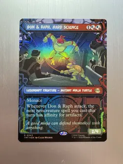 Don & Raph, Hard Science - 243 - MTG: Teenage Mutant Ninja Turtles - Foil - Image 1