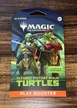 Magic: The Gathering Teenage Mutant Ninja Turtles Sleeved Play Booster New - Image 1