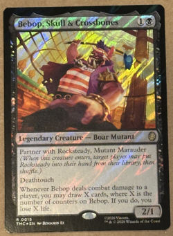 MTG Teenage Mutant Ninja Turtles Eternal-Legal, Bebop, Skull & Crossbones -Surge - Image 1