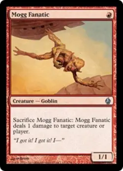 1 x Mogg Fanatic - Foil - Premium Deck Series: Fire & Lightning - Light Play - M - Image 1
