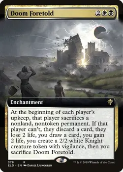 Doom Foretold (Extended) [Throne of Eldraine] Magic MTG - Image 1