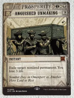 Anguished Unmaking M Outlaws of Thunder Junction: Breaking News 35 LP - Image 1