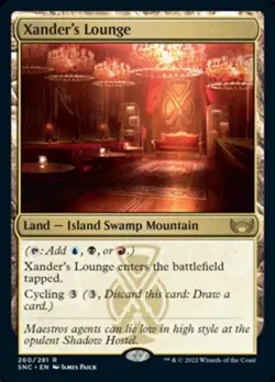 MTG - XANDER'S LOUNGE - Streets of New Capenna (R) - Image 1