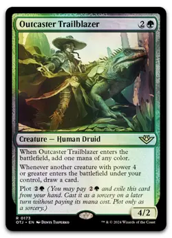 Outcaster Trailblazer #173 (Foil) (NM) Thunder Junction OTJ Magic MTG - Image 1