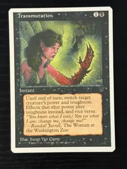 Miscut Magic the Gathering MTG Transmutation Error Misprint Chronicles - Image 2