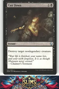 Cast Down - Dominaria - MTG - Uncommon - #81 - NM - Image 1
