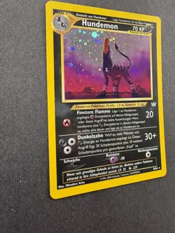 Hundemon 8/64 Holo Rare – German – Neo Revelation – Double Holo-Vintage Pokemon - Image 1