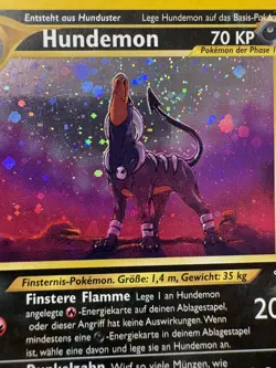 Hundemon 8/64 Holo Rare – German – Neo Revelation – Double Holo-Vintage Pokemon - Image 2