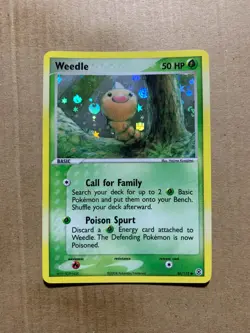 Weedle 86/112 EX FireRed & LeafGreen - Holo Pokemon Card - NM - Image 2