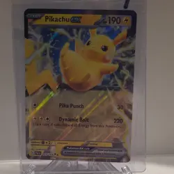 Pokemon Pikachu ex 063/193 Sv02 Paldea Evolved Double Rare Holo Basic 190 HP - Image 1