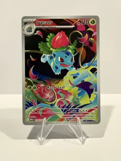 Pokemon TCG Ivysaur 134/132 Illustration Rare Mega Evolution ME01 NM/Mint - Image 1
