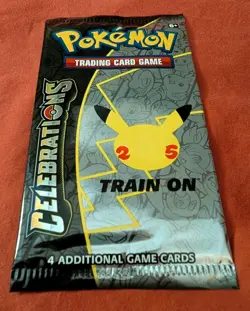 1 x Pokemon Celebrations Booster Pack - New Factory Sealed - Image 1