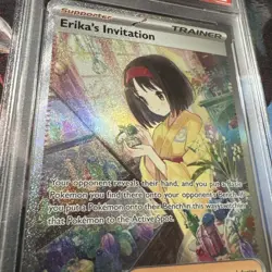 Erika's Invitation #203/165 Pokemon Scarlet & Violet 151 PSA 9 - Image 2