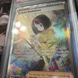 Erika's Invitation #203/165 Pokemon Scarlet & Violet 151 PSA 9 - Image 3