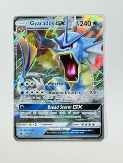 Gyarados GX 18/111 Holo Full Art Pokemon SM Crimson Invasion English Near Mint - Image 3