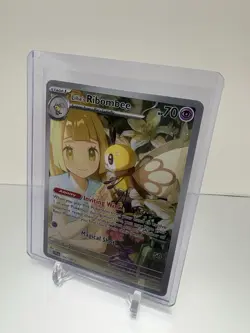 Pokemon TCG Lillie's Ribombee Illustration Rare Holo SV09 164/159 70 HP - Image 2