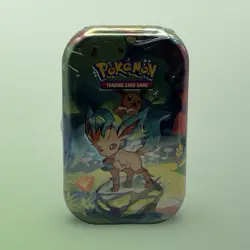 NEW Pokemon Prismatic Evolutions Mini Tin Leafeon Scarlet Violet Factory Sealed - Image 3