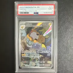 Raichu - 211/193 - Illustration Rare - Paldea Evolved - PSA 9 - Pokemon TCG - Image 1
