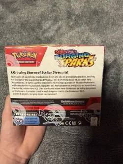 Surging Sparks Booster Box Sealed Product Pokemon TCG No Rips Great Condition - Image 4