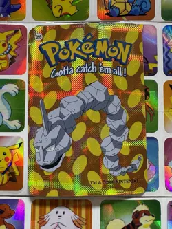 Pokemon 151 Vintage Pocket Monsters Vending HOLO Prism Sticker 2000 Nintendo - Image 2