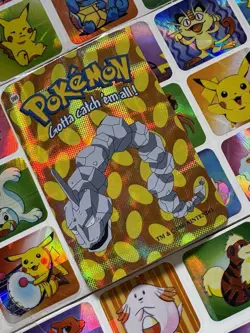 Pokemon 151 Vintage Pocket Monsters Vending HOLO Prism Sticker 2000 Nintendo - Image 4