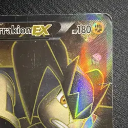 Pokemon Terrakion EX Dragons Exalted Ultra Rare Full Art Holo 121/124 2012 - Image 5