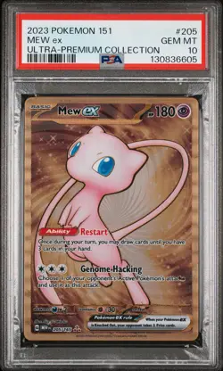 2023 POKEMON 151 ULTRA-PREM COLL #205 MEW EX PSA 10 - Image 1